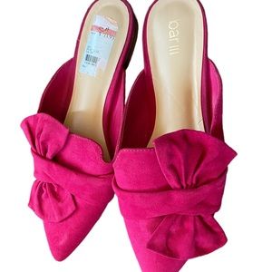 Bar III Palace Suede Slide Size 8.5